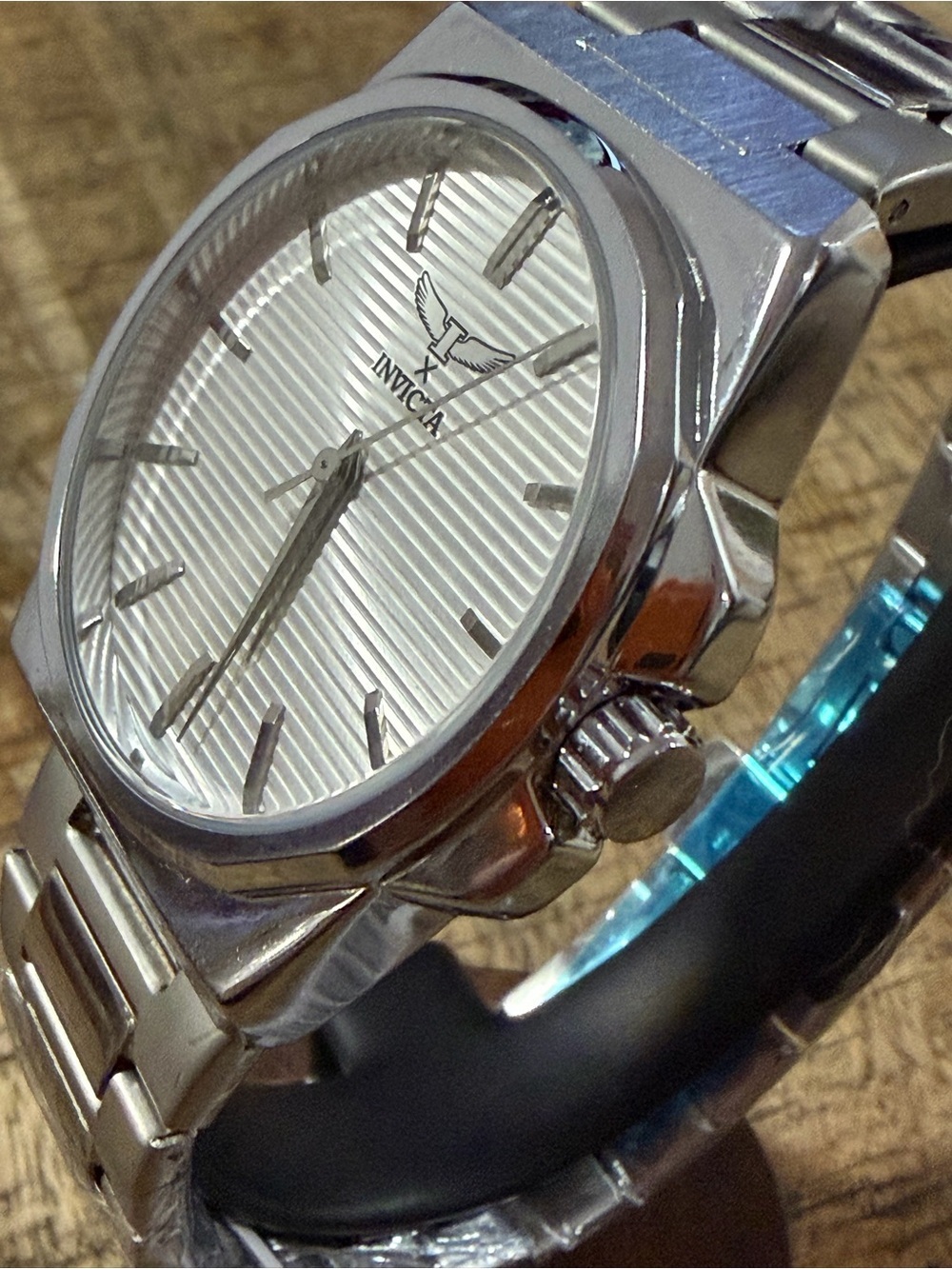 NEW Invicta Silver Stainless Steel Specialty Men’s Watch 44mm + Original Box - Picture 3 of 8